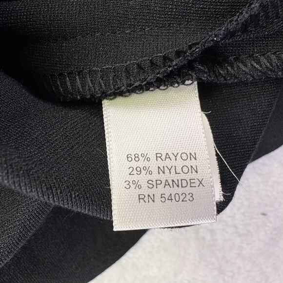 Banana Republic Structured Knee Length Pencil Skirt Black Size 2 Suit Separate - Picture 6 of 11